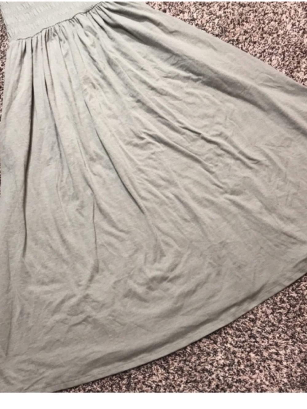 Universal Thread A Line Smocked Tank Midi Dress in Olive Green Size S | NWT - Picture 3 of 8